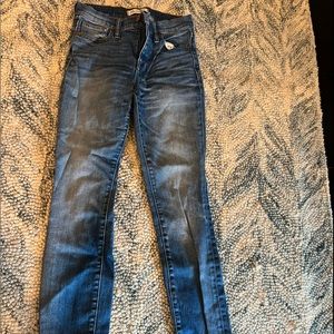 Madewell high rise skinny light wash 26